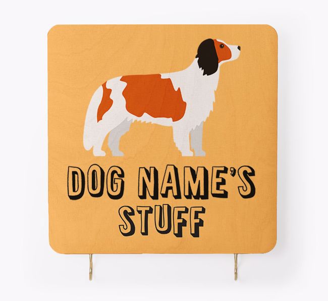 'Dog's Stuff' - Personalised {breedFullName} Lead & Collar Hanger